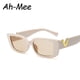 thumbnail image 4 of Gafas de sol rectangulares de marca de lujo para mujer, anteojos de sol con montura pequeña Vintage, gafas cuadradas negras clásicas para mujer, 4 of 5