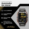 thumbnail image 2 of Smartwatch Lamborghini Aventador Cerchio Nero | Reloj Inteligente con Pantalla AMOLED | Reloj Digital con Llamadas Bluetooth HIFI, 2 of 7