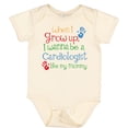 thumbnail image 3 of Inktastic Cardiologist Like Mommy Boys or Girls Baby Bodysuit, 3 of 5