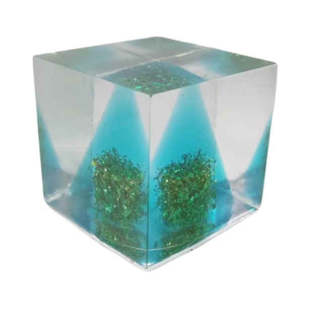 Adornos creativos piramidales Wdftyju 6.5 * 6.5 cm personalizados