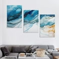 thumbnail image 4 of Awypu  A73850 Framed Wall Art Colorful Abstract Painting Background Canvas Wall Art Print Painting for Wall Decor Home Decor 12''x16''X3 Panels, 4 of 4