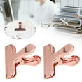 thumbnail image 4 of Chip Bag Clip, Strong Force Glossy  Bulldog Clips  For Papers For Photos For Maps Rose, 4 of 8