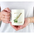 thumbnail image 3 of Koyal Wholesale Ceramic Coffee Mug, Exotic Tropical Monogram, Letter Z, 3 of 5