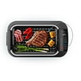 thumbnail image 1 of Chefman AccuGrill Smokeless Indoor Grill, Removable Integrated Probe Cooking Thermometer, Black, 1 of 9
