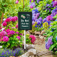 thumbnail image 5 of Eveokoki Please Do Not Pick The Flowers Sign with Stake Metal Yard Sign Garden Signs Outdoor for Lawn Yard Garden Decor, Easy to Install 8 x 12Inch, 5 of 6