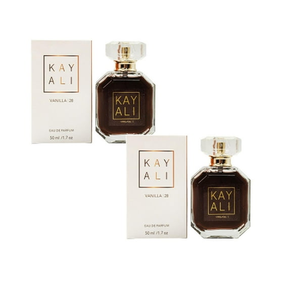 Kayali Vanilla 28 Eau de Body Spray, Long-Lasting Warm Vanilla Body Spray, Floral Sweet| 1.7 fl oz / 50 ml, 2PACK