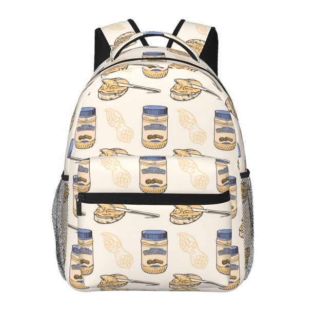 Fotbe Peanuts Mochila Casual con Estampado para Escuela, Viajes y Actividades al Aire Libre - Duradera, Ligera y Cómoda