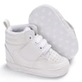 thumbnail image 6 of Otqutp Little Kid Sneakers Spring Summer Children Baby Toddler Shoes Boys Girls Floor Sports Shoes Flat Bottom Breathable Light High Top Solid Color Shoes, 6 of 9