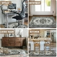 thumbnail image 3 of Office Chair Mat for Hardwood Floor 36"X 48" Computer Desk Chair Carpet Retro Boho Office Mats for Rolling Chairs Carpet Non-Slip Floor Protector Mat for Office Home Hard Floor & Tile Floor, 3 of 5
