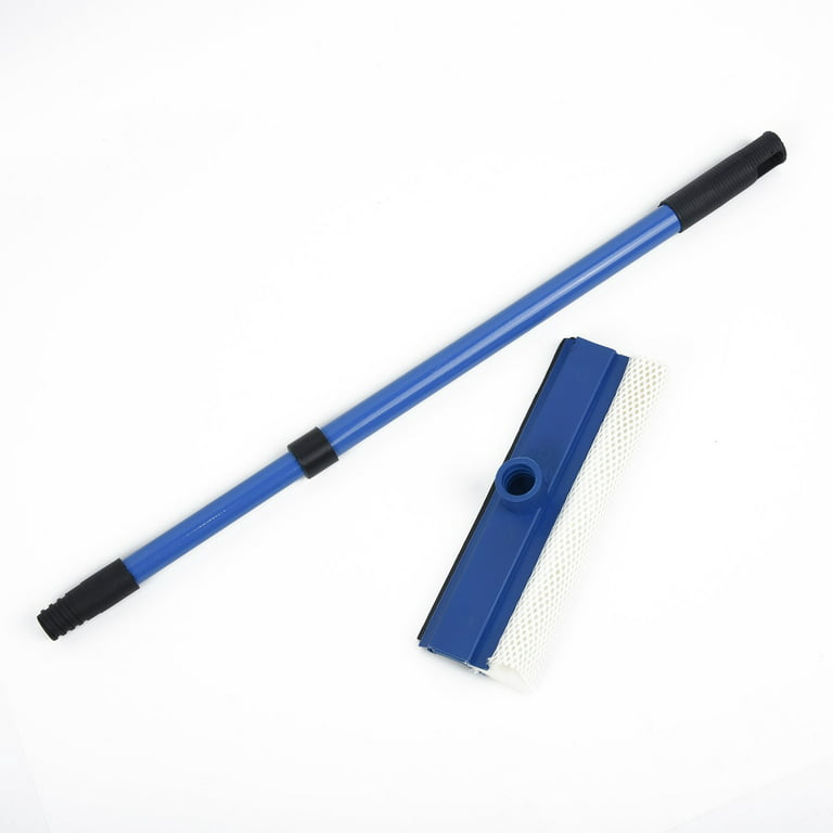 U N Telescopic Extendable Window Squeegee Long Handle Washer  Scrubber Cleaner Wiper : Health & Household