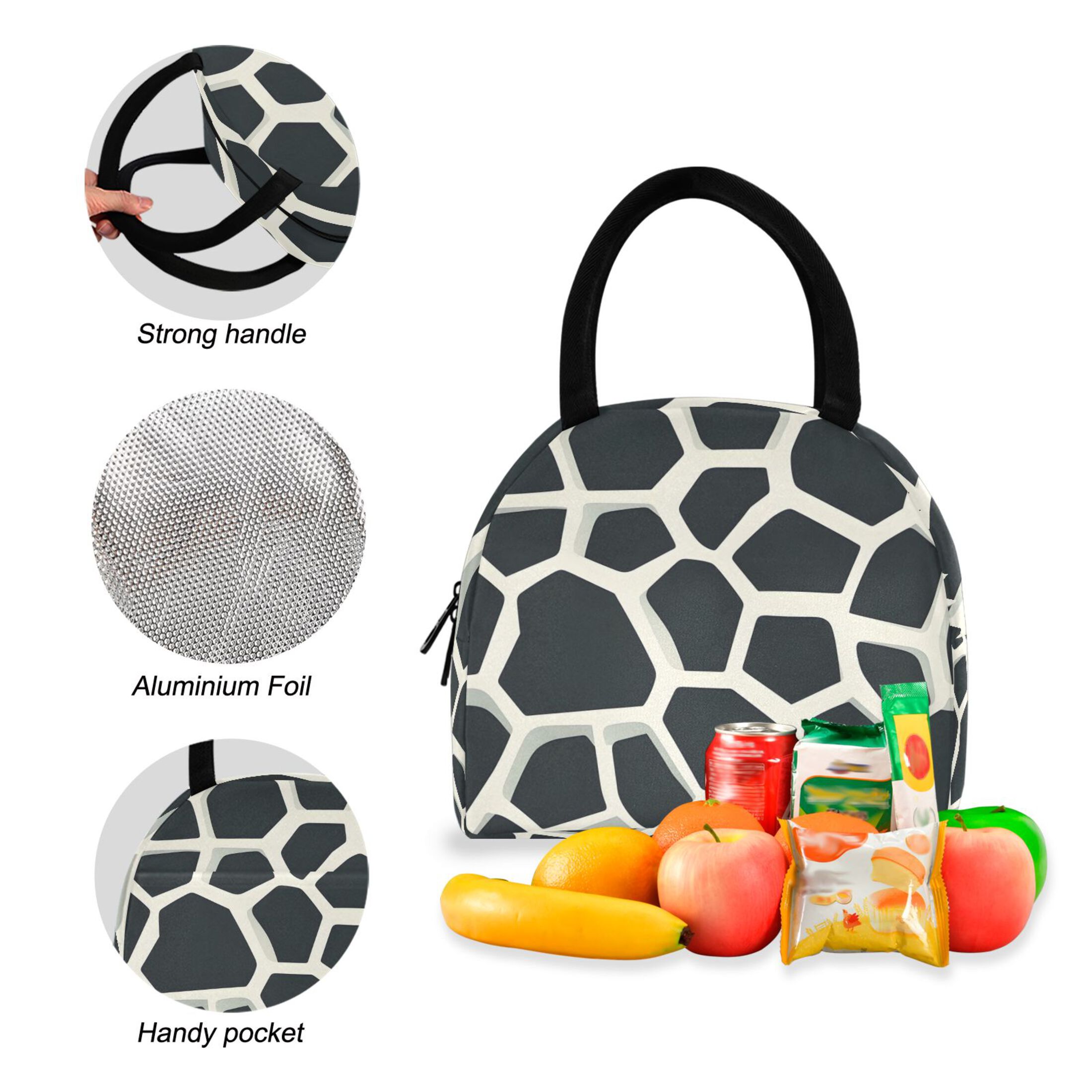 ALAZA Backpack Set Cow Print Elementary School Bags Student BookBag with Lunch Bag