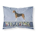 thumbnail image 1 of Carolines Treasures BB8281PILLOWCASE Hamiltonstovare Welcome Fabric Standard Pillowcase, 1 of 2
