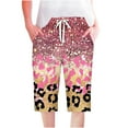 thumbnail image 2 of LEBONYARD Women's Hike Shorts,Women's Shorts for Everyday Comfort,Women Shorts Casual Pants Straight Leg Drawstring Elastic Waist Loose Comfy Pants with Pockets Pink S, 2 of 5