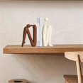 thumbnail image 5 of Decorative Bookends for Heavy Books, Statue Book Holder for Shelves & Office Desks Brown, 5 of 5