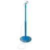 Kids Karaoke Stand Microphone Adjustable Cool Music Microphone Toy with Light Effect - Blue