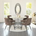thumbnail image 5 of ZUO Teddy Dining Chair (Set of 2) Brown, 5 of 15