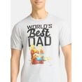 thumbnail image 4 of Simpson's Father's Day, Men's & Big Men's Graphic Tee, Sizes XS-5XL, 4 of 5