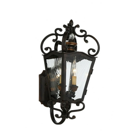 9332-270-Minka Lavery-Great Outdoors - Brixton Ivy - 2 Light Outdoor Wall Lantern-Terraza Village Aged Patina Finish