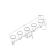 thumbnail image 4 of Forte Lighting - Cyndy - 5 Light Bath Bar-8.25 Inches Tall and 45.75 Inches, 4 of 4