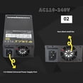 thumbnail image 5 of 700W Power Server Desktop Computer Power Supply Unit Full Module Switching Supply Space Saving PC Unit, 5 of 8