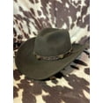 thumbnail image 5 of Twister Dakota Crushable Chestnut Brown Wool Cowboy Hat 7211057, 5 of 5