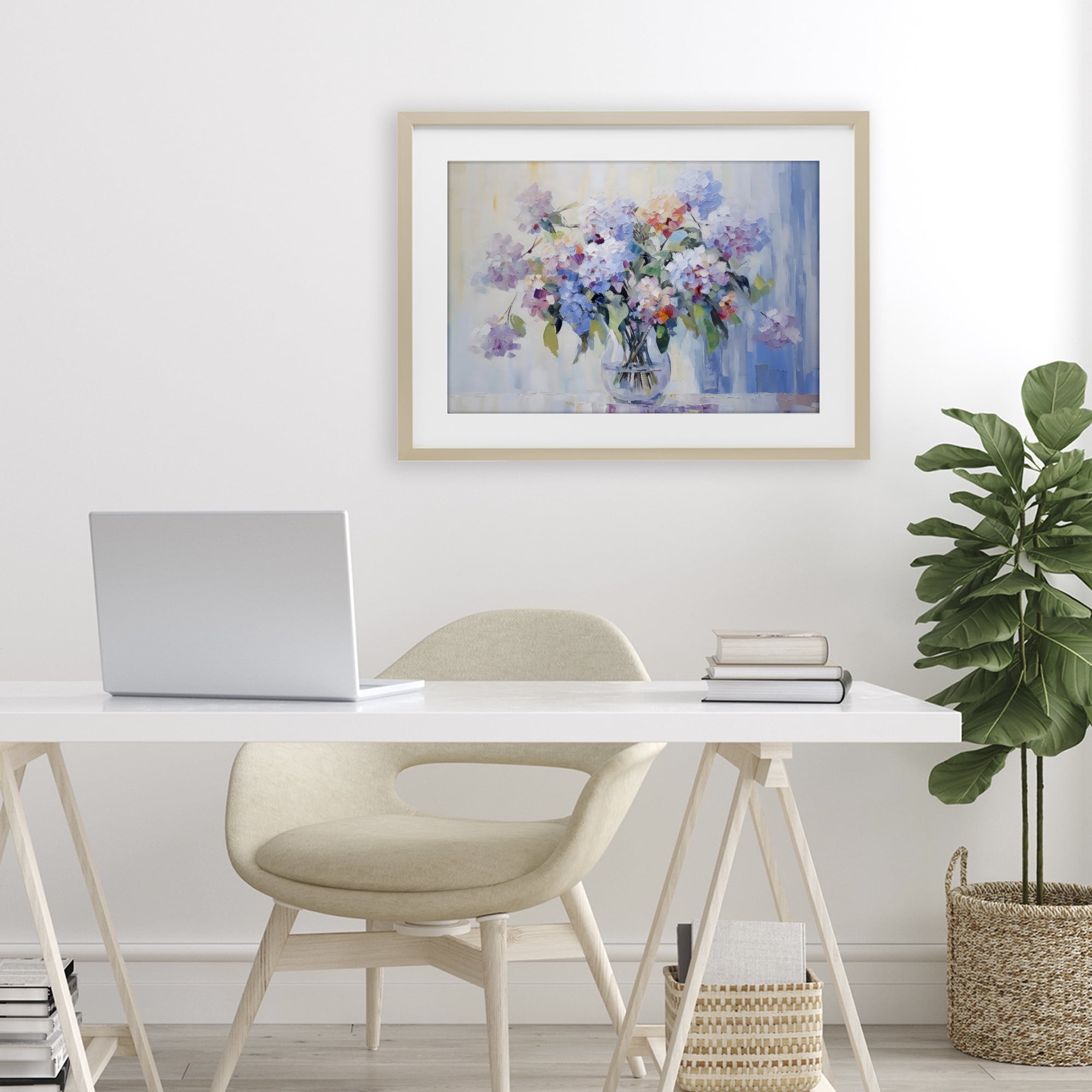 Stupell Industries In Full Bloom Bouquet Birch Framed Print Under Glass, design by Creative Studio