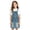 Blue, variant on Shachafan Girls Denim Romper Jumpsuit Casual Piece Outfit Summer Dungaree Wear Toddler Little Kid Fashionable Soft Blend Overalls for Baby Girls