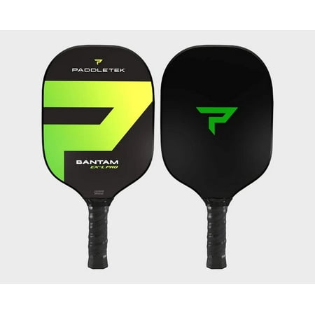 paddletek bantam ex-l pro pickleball paddle | standard grip | green