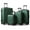 Retro Green, variant on SDJPOI 4-Piece Hardside Luggage Set with Wheels, Lightweight ABS Suitcases 16in 20in 24in 28in for Travel, Spinner Luggage Set, Mustard Yellow