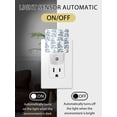 thumbnail image 2 of Night Lights Auto Sensor Blue Fruit Plug-in LED Nightlights Lamp Dusk to Dawn for Living Room, Bedroom, Bathroom, Hallway, Stairways Home Wall Decor, Berry Leaves Nature Night Light, 2 of 9