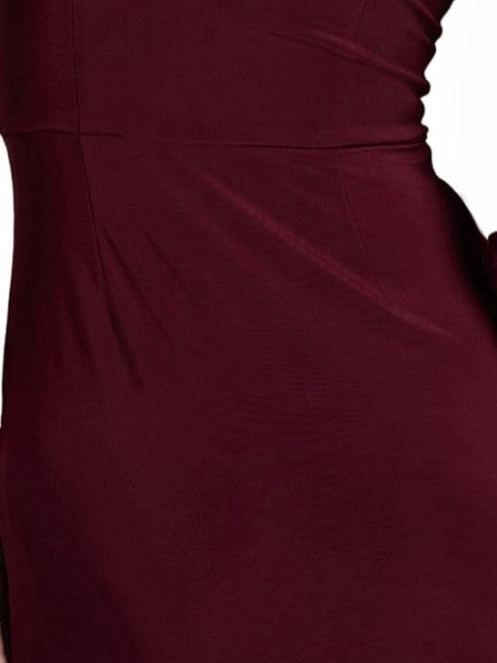 Kirablend Maren Jersey V-Neck Ruched Maxi Dress