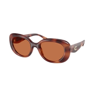 Coach Grey Gradient Oval Ladies Sunglasses HC8331 50028G 55  display picture 2