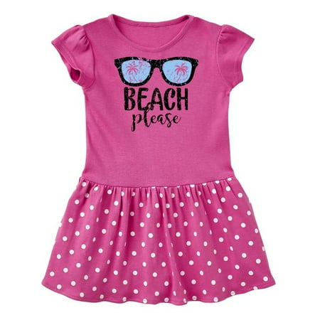 

Inktastic Beach Please Sunglasses Gift Baby Girl Dress