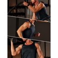 thumbnail image 3 of AIR-Men's Tank Tops Quick Dry Sleeveless Workout Muscle Shirt Athletic Bodybuilding Gym Performance Tee Shirts, 3 of 4