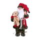 thumbnail image 2 of Muñeco de Papá Noel de pie para Navidad, muñeco de Papá Noel de peluche hecho a mano, novedoso adorno navideño para el hogar, regalos de Navidad, fiesta en casa, 32 cm, 2 of 4