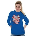 thumbnail image 3 of Retro Papa Smurf Little But So Great Unisex Plus Size Long Sleeve Shirt Brisco Brands 2X, 3 of 4