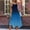 Blue, variant on Ayolanni Dresses for Women 2025 Blue Sundress Sleeveless Ombre Maxi Dresses Dresses for Girls L