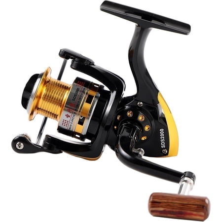 Spinning Fishing Reels for Saltwater Freshwater 1000 2000 3000 4000 5000 6000 Series Fishing Spool Left/Right Interchangeable Trout Carp Spinning Reel Light and Smooth