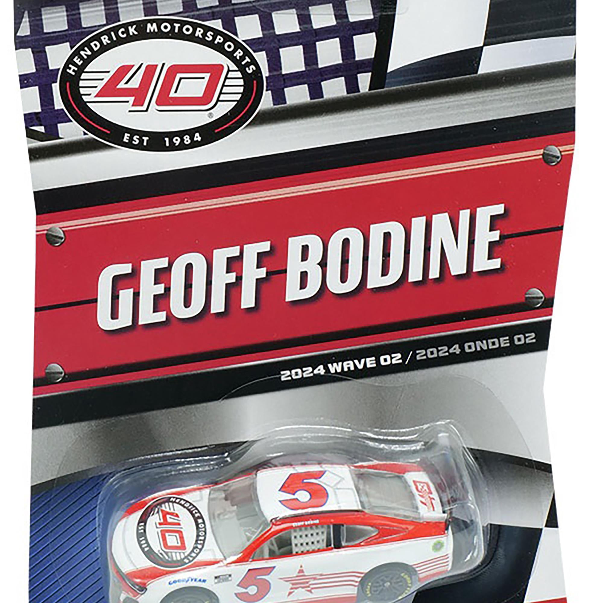 Lionel Racing NASCAR Authentics Geoff Bodine No. 5 HMS 40th Anniversary 1:64 Scale HT Die-cast Car