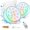 B, variant on USB Rechargeable Submersible LED Pool Light with Remote Control - 13 RGB Color Changing Lights, IP68 Waterproof, 2600mAh Battery for Underwater Decoration in White