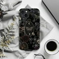 thumbnail image 5 of Mystic Butterfly & Skull iPhone Case, Dark Witchy Gothic Aesthetic Protective Cover, Occult Moon Magic Collage Halloween Phone Case for iPhone 16 15 14 13 12 11 Pro Max Plus Mini, 5 of 6