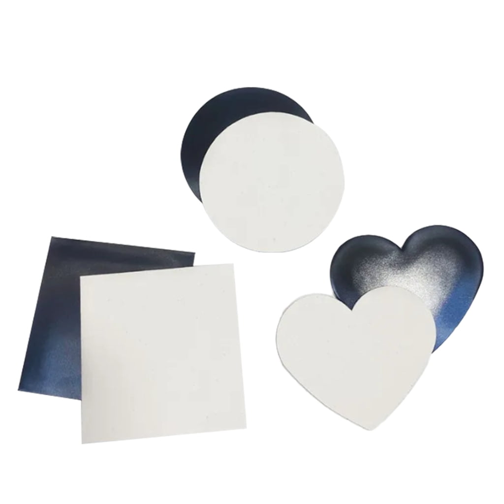 JZROCKER 50Pieces Magnetic Painting Canvas Panel for Fridge Decorations DIY Craft