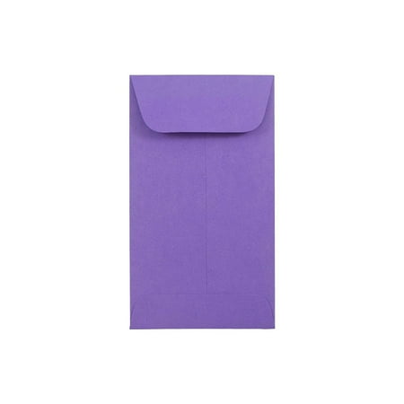 UPC: 0600988700055 | JAM Paper #5.5 Coin Business Colored Envelopes 3.125 x 5.5 Violet Purple Recycled 50/Pack