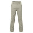 thumbnail image 3 of Fgnfyis Men's Spring and Summer Solid Color Twill Stretch Fashion Youth Street Slim Pencil Skinny Suit Pants Pants for Men Beige XXL, 3 of 4