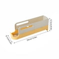 thumbnail image 2 of FSAGAE Automatic Sliding Beverage Can Organizer Rack for Refrigerator and Pantry Space Saving Blue 34 cm`, 2 of 2