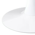 thumbnail image 2 of CorLiving Ivo Modern Round Melamine and Steel Pedestal Indoor Dining Table, 2 of 5