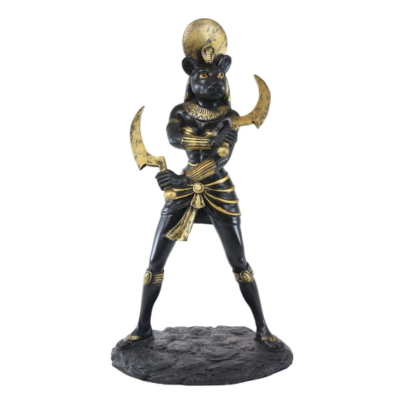 Pacific Giftware Ebros Classical Egyptian Sun Goddess Sekhmet Statue, 11" H
