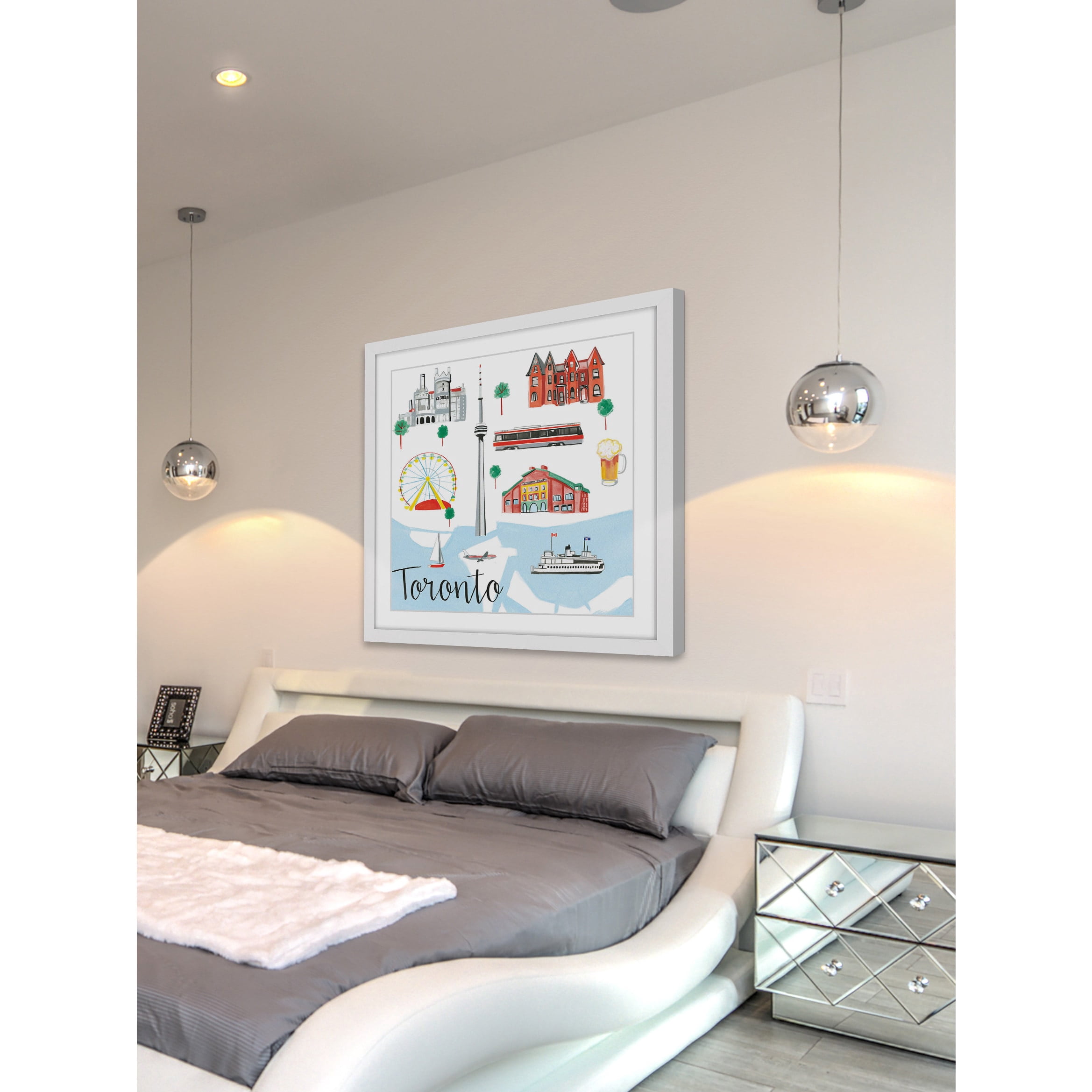 Marmont Hill "Toronto" by Molly Rosner Framed Painting Print