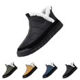 thumbnail image 5 of NOKIO Men'S Fleece-Lined Winter High-Top Boots Men'S Snow Boots Men'S High Top Snow Boots Fashion Casual Trainers Breathable Flat Casual Shoes Winter Padded Warm Men'S Boots Men'S Cotton Winter Boots, 5 of 5