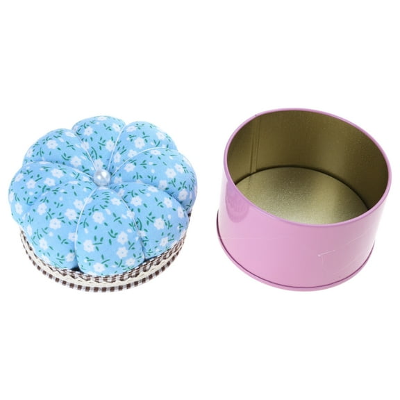 WINDLAND Flower Pin Cushion with Storage Case Sewing Pin Holder with Sewing Accessories Box for Quilting Sewing Accessories